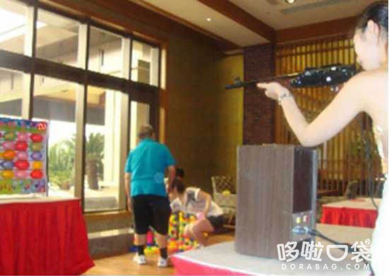 激光打氣球