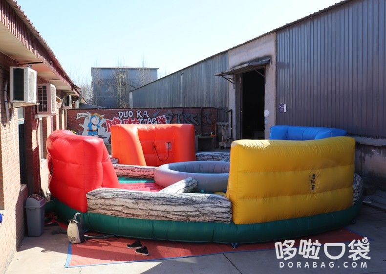 充氣四角拔河